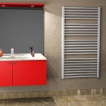 Mobile Bagno laccato rosso 